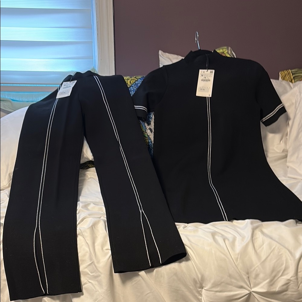 Black Women's Pants & Top